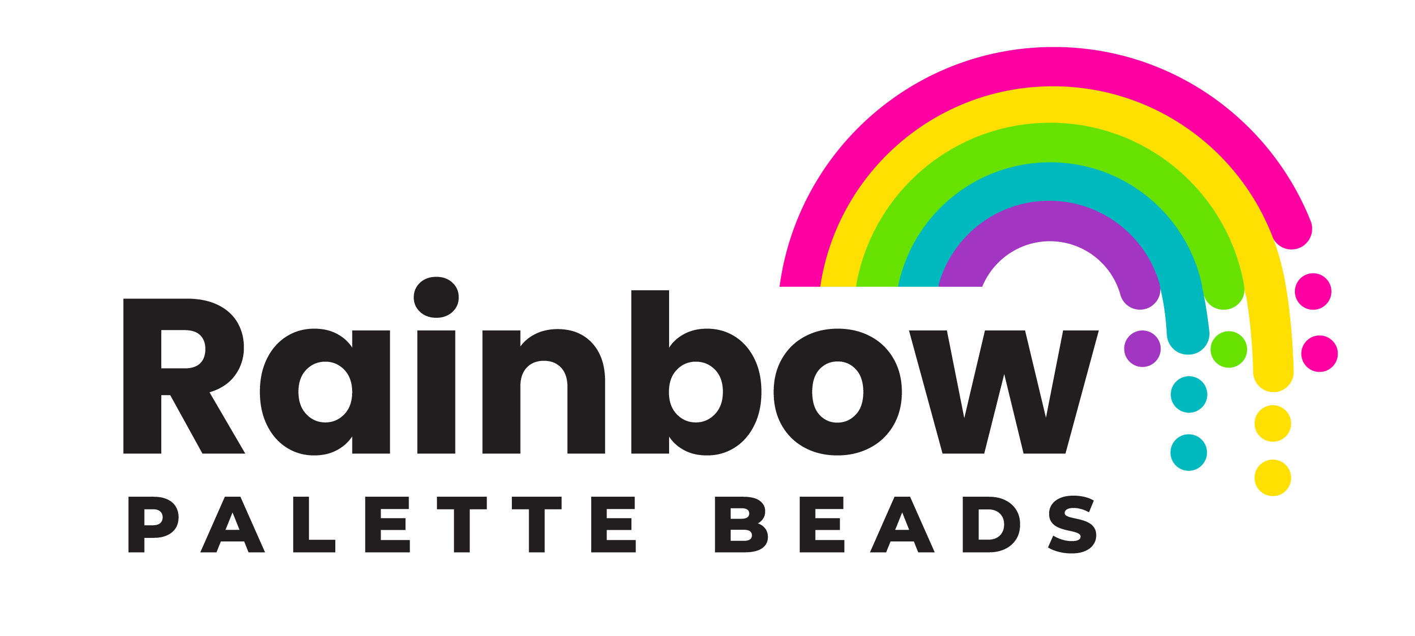 Glitter Beads – Rainbow Palette Beads