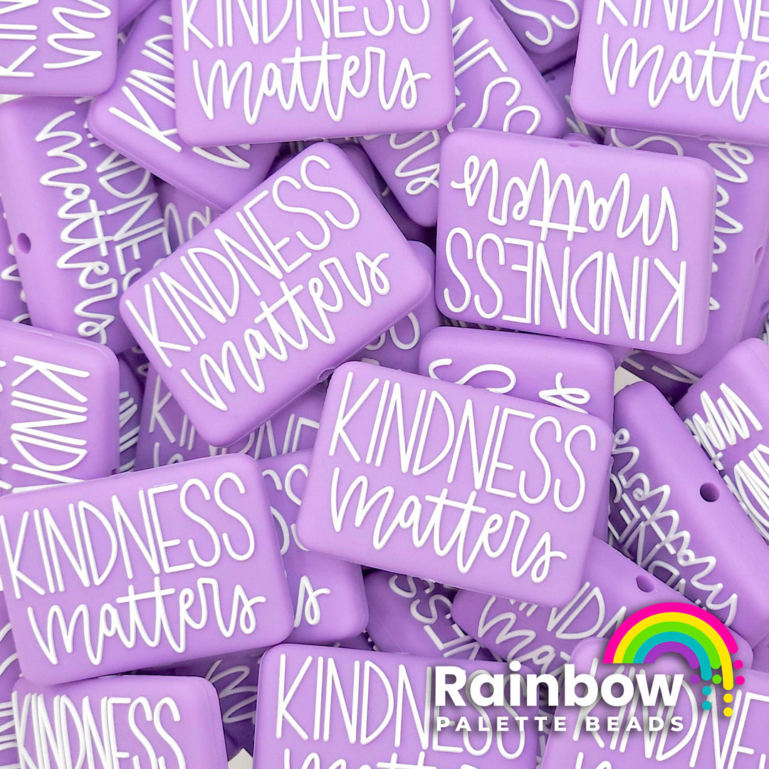 Kindness Matters Exclusive Silicone Focal Bead