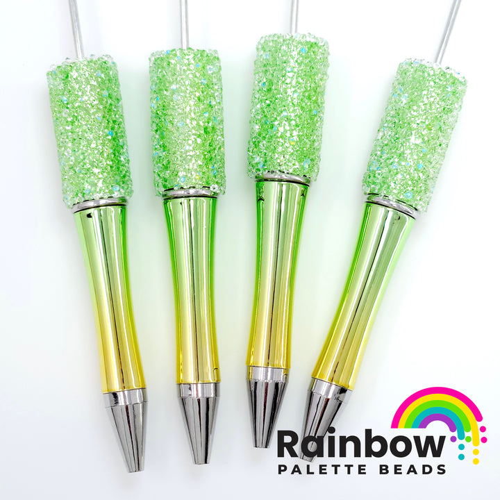 Green/Yellow Metallic Ombre Beadable Sugar Pen **Discontinued**