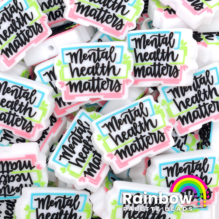 Mental Health Matters Exclusive Silicone Focal Bead