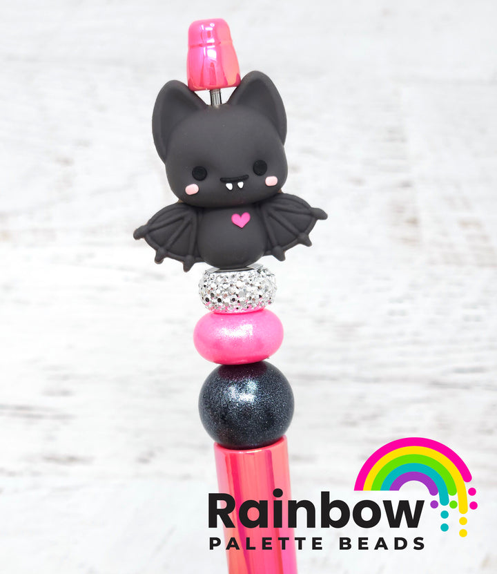 3D Cute Bat Exclusive Silicone Focal Bead