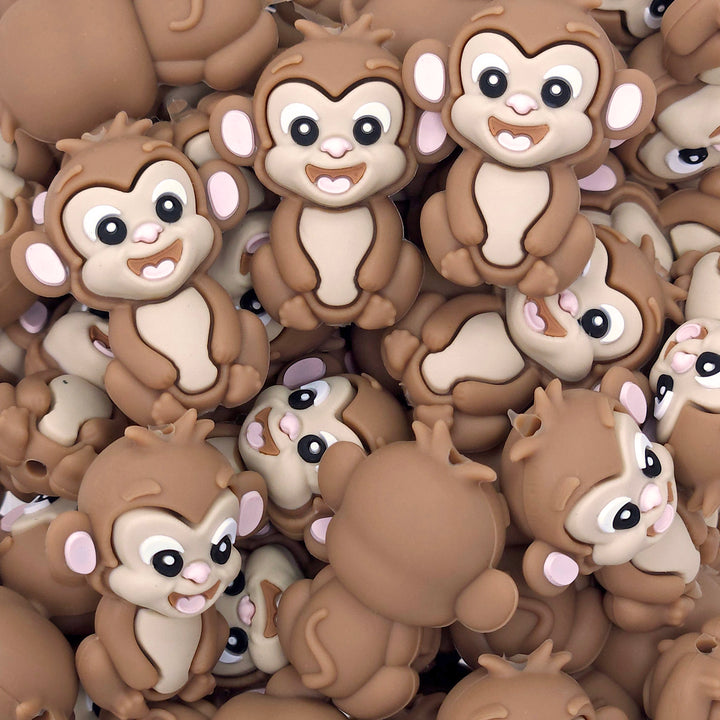 3D Monkey Focal Beads