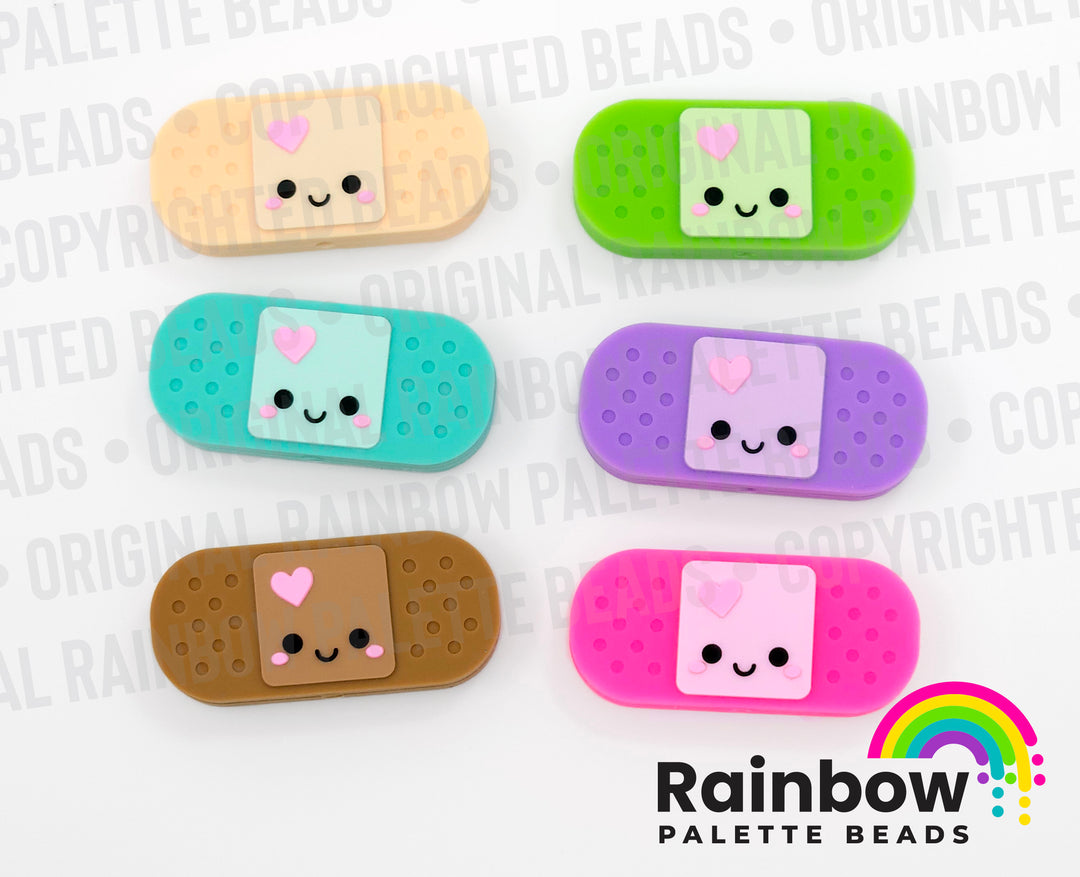 Cute Bandage (Bandaid) Exclusive Silicone Focal Bead