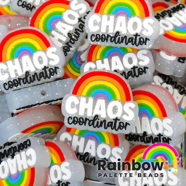 Rainbow Chaos Coordinator Exclusive Silicone Focal Bead