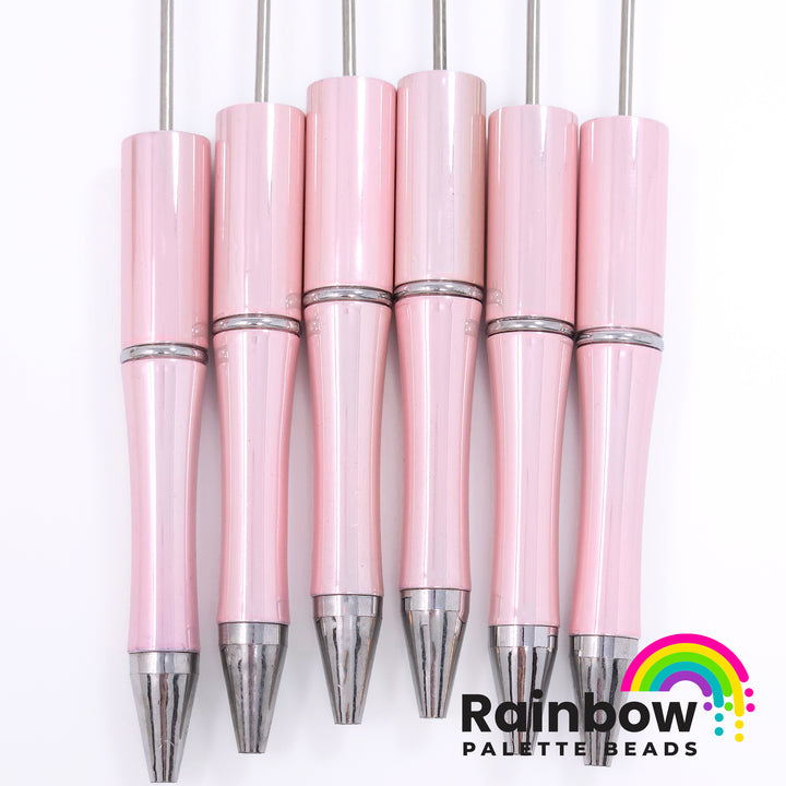 UV Blush Pink Beadable Plastic Pen