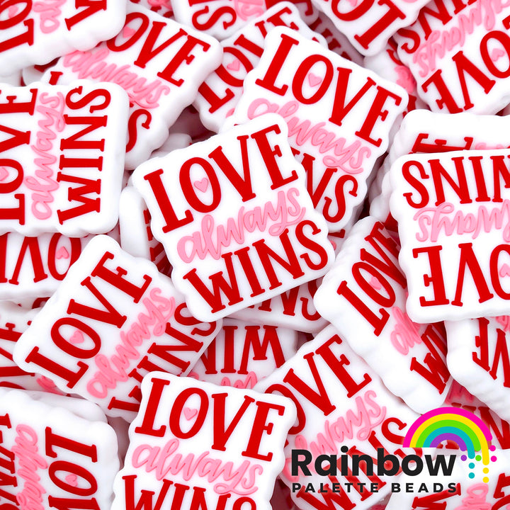 Love Always Wins Exclusive Silicone Focal Bead