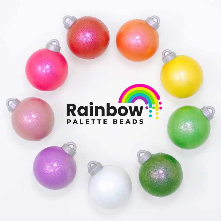 3D Opal Christmas Ornament (Bauble) Exclusive Silicone Focal Beads