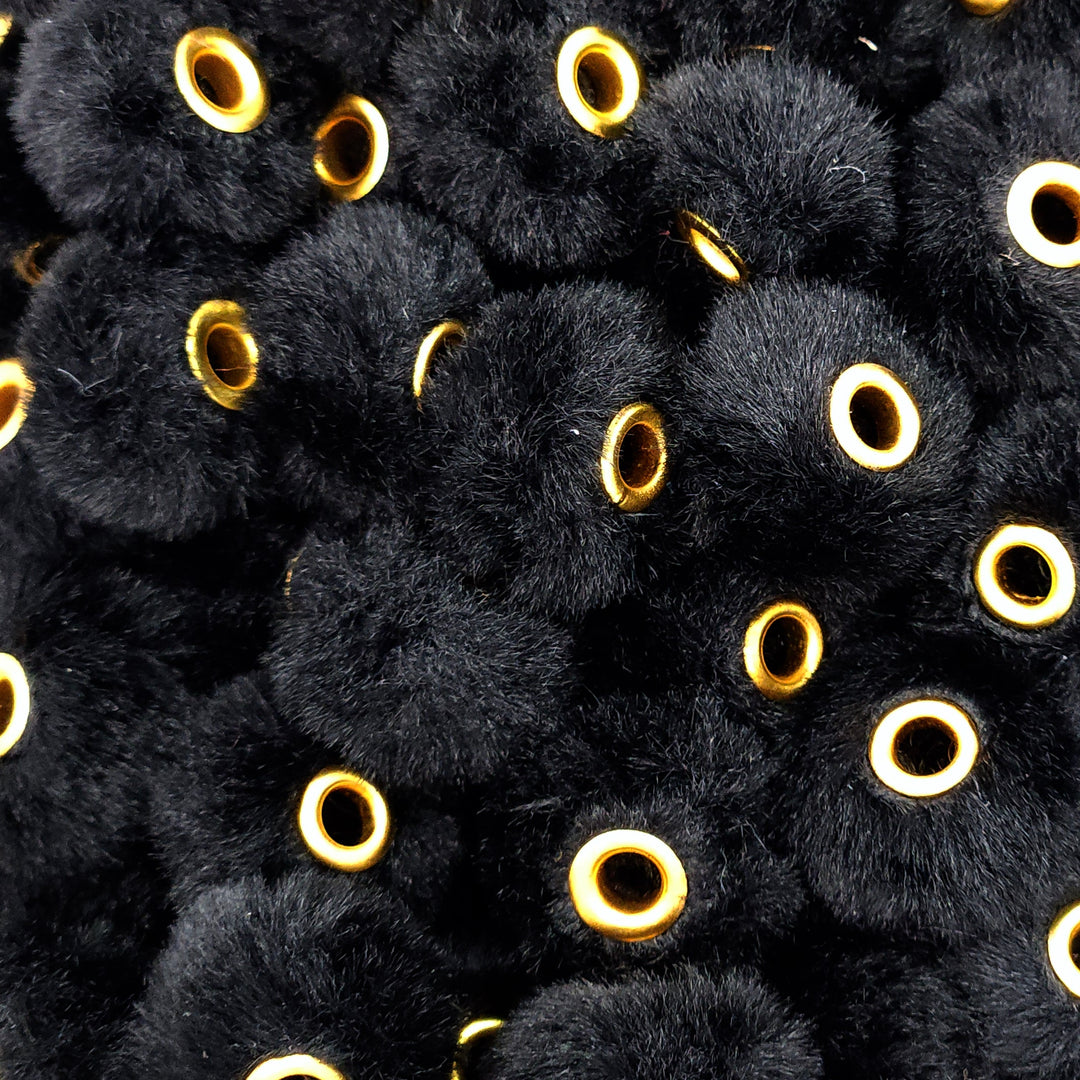 20mm Furry Fuzzy Abacus Spacer Beads