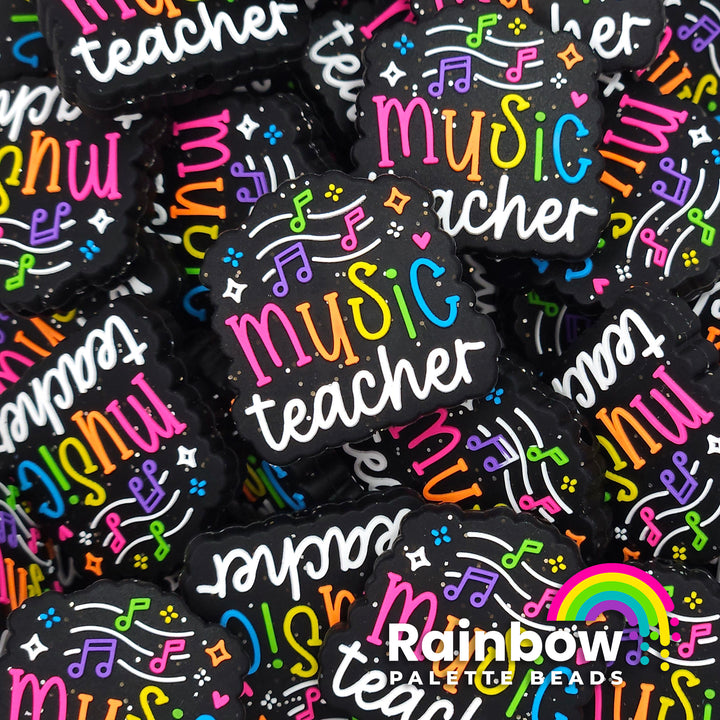 Music Teacher Exclusive Silicone Focal Bead